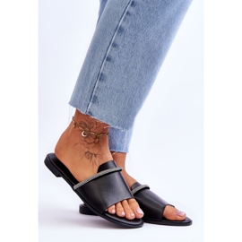 Tacones Planos Elegantes Negro Termen 7