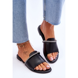 Tacones Planos Elegantes Negro Termen 4