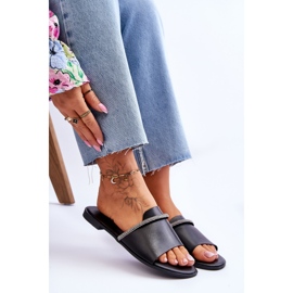 Tacones Planos Elegantes Negro Termen 6
