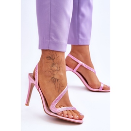 Elegante Slip-on Tacones Altos Colima Rosa 2