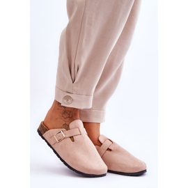 FJ1 Sandalias Ante Plataforma Corcho Beige Vellma 6
