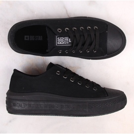 Zapatillas de mujer en la plataforma negro Big Star LL274A176 3