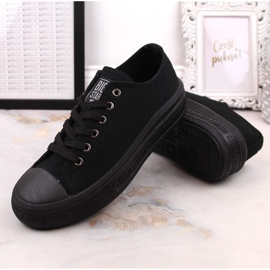 Zapatillas de mujer en la plataforma negro Big Star LL274A176 4