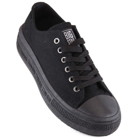 Zapatillas de mujer en la plataforma negro Big Star LL274A176 5