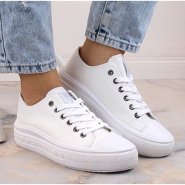 Zapatillas de mujer en la plataforma blanco Big Star LL274A177 8