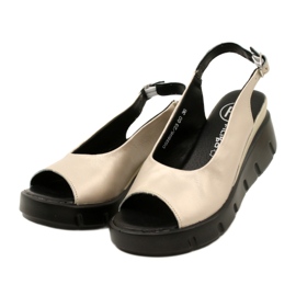 Sandalias Cuña Oro Filippo DS3595/23 GO dorado 3