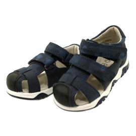 Evento Sandalias Velcro Miss Niño, Azul Marino 23DZ23-5909 3