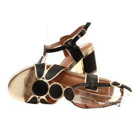 Evento Sandalias para mujeres con un 23SD35-5575 decorativo superior negro y dorado 5 Evento Sandalias para mujeres con un 23SD35-5575 decorativo superior negro y dorado 5