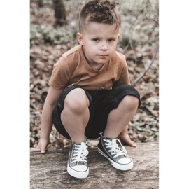 Zapatillas de zapatillas green-khaki de los niños verde 2