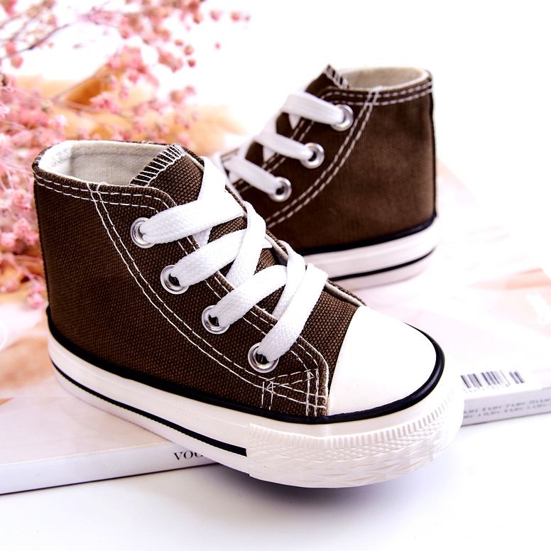 Zapatillas de zapatillas green-khaki de los niños verde 4