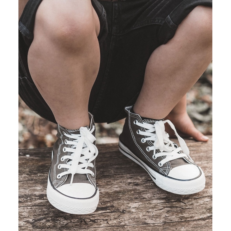 Zapatillas de zapatillas green-khaki de los niños verde 3