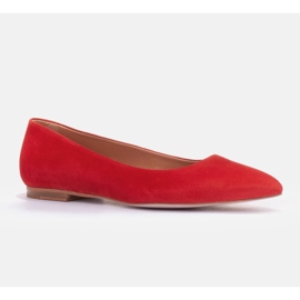 Marco Shoes bailarinas ligeras rojo 2
