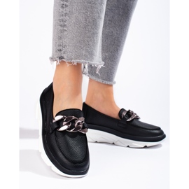 Mocasines Negro Zapatos Vinceza 3