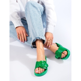 Chanclas Shelovet hebilla verde 3