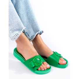 Chanclas Shelovet hebilla verde 1