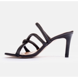 Marco Shoes tacones Tubelare con tiras negro 2