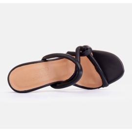 Marco Shoes tacones Tubelare con tiras negro 4
