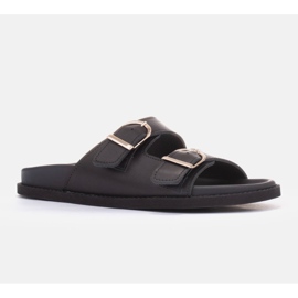 Marco Shoes Zapatillas con hebillas negro 1