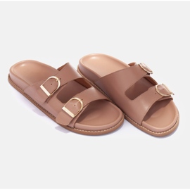 Marco Shoes Zapatillas con hebillas beige 4