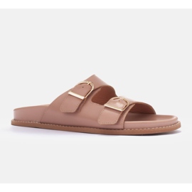 Marco Shoes Zapatillas con hebillas beige 2