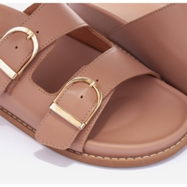 Marco Shoes Zapatillas con hebillas beige 5
