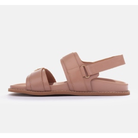 Marco Shoes Sandalias hebilla beige 3