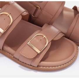Marco Shoes Sandalias hebilla beige 5