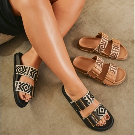 Marco Shoes Zapatillas con hebillas negro 7