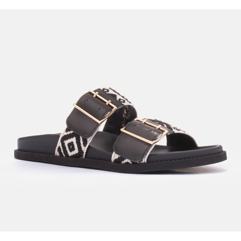 Marco Shoes Zapatillas con hebillas negro 1