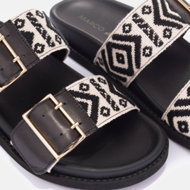 Marco Shoes Zapatillas con hebillas negro 4