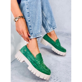 Mocasines con plataforma de Chandra Green verde 5