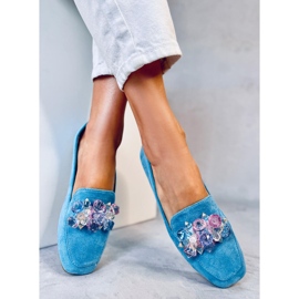 Mocasines azules con cuentas Deley 2
