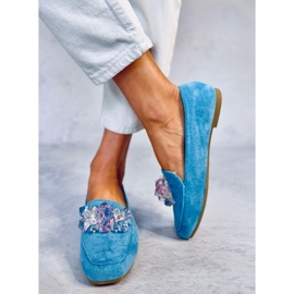 Mocasines azules con cuentas Deley 4