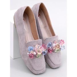 Mocasines Deley Grey con cuentas gris 1 Mocasines Deley Grey con cuentas gris 1
