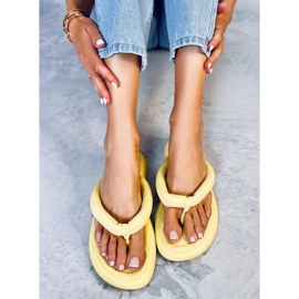 Chanclas de mujer Cliff Yellow amarillo 4