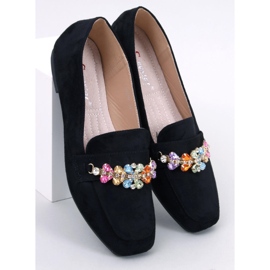 Mocasines Davitian Black strass negro 1
