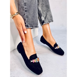 Mocasines Davitian Black strass negro 2