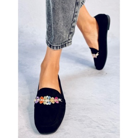 Mocasines Davitian Black strass negro 4