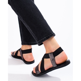 Goodin Cómodas sandalias negras negro 3