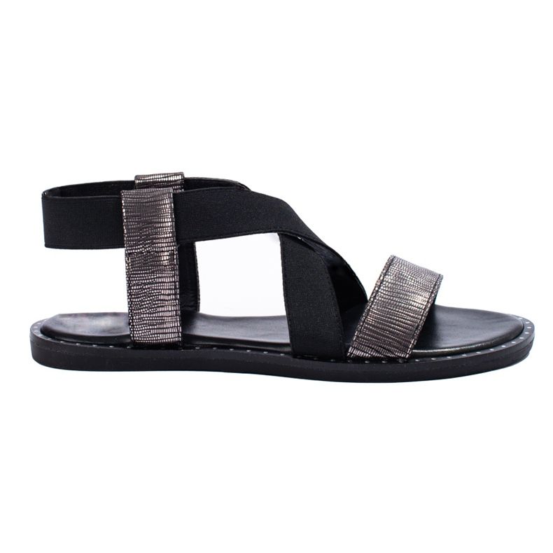 Goodin Cómodas sandalias negras negro 2