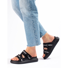 Cómodas Pantuflas LA.FI Negras negro 1