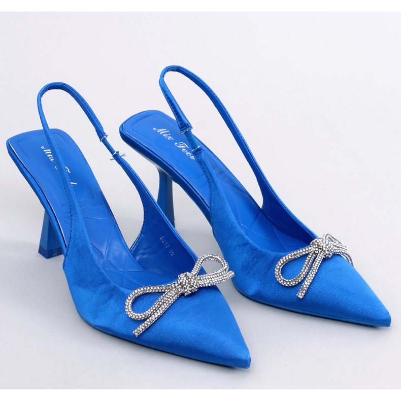 Zapatos de tacón abierto Hannah Blue azul 1 Zapatos de tacón abierto Hannah Blue azul 1