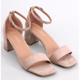 Sandalias de tacón bajo Rocco Apricot beige 1