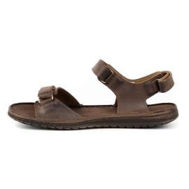 KOMODO Sandalias hombre piel marron 881K marrón 1