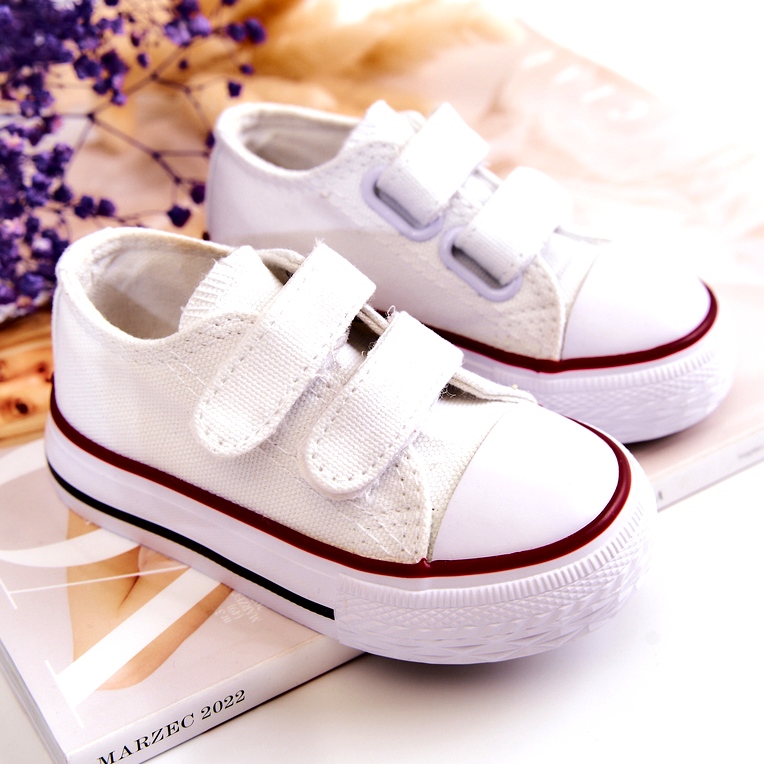 FR1 Deportivas Infantiles Con Velcro Bernie Blanco 1