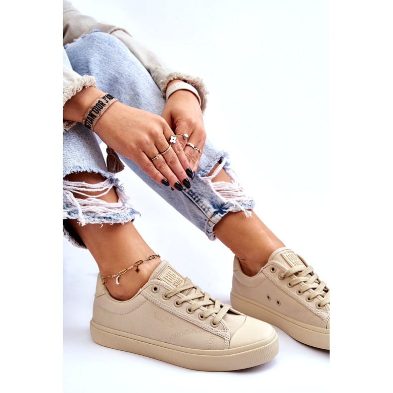 Zapatillas Clásicas Bajas Big Star LL274094 Beige 1 Zapatillas Clásicas Bajas Big Star LL274094 Beige 1