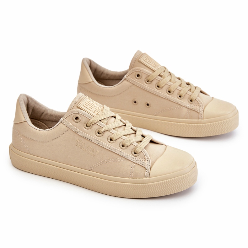 Zapatillas Clásicas Bajas Big Star LL274094 Beige 4 Zapatillas Clásicas Bajas Big Star LL274094 Beige 4