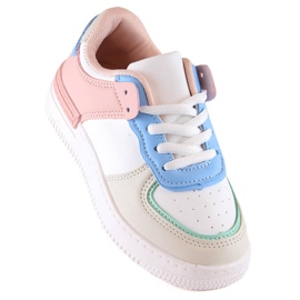 Deportivas niña cordones multicolor Vinceza 34629 rosa 1