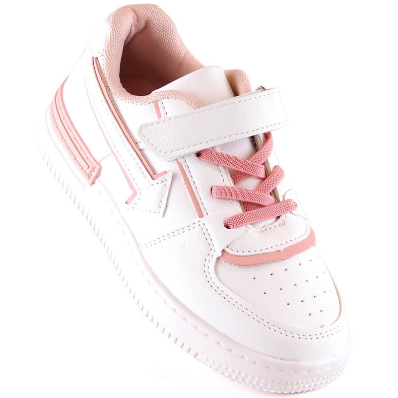Deportivas niña con velcro blanco Vinceza 34628 1