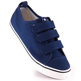 News Deportivas infantiles 5791 azul marino con velcros 1